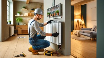 Instalación de radiadores de bajo consumo